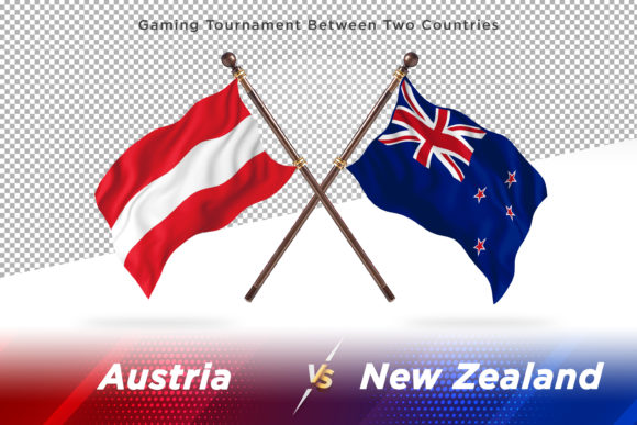 Austria Versus New Zealand Two Flags in Modern Design and Global Branding