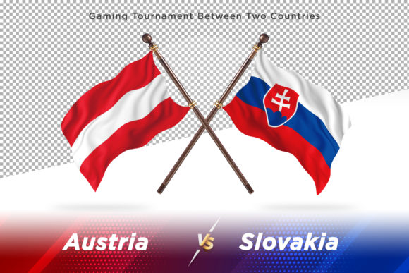 Austria Versus Slovakia Two Flags: A Powerful Visual Concept for Global Comparisons