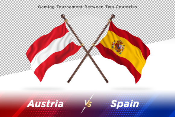 Austria Versus Spain Two Flags in Modern Design and Cultural Representation