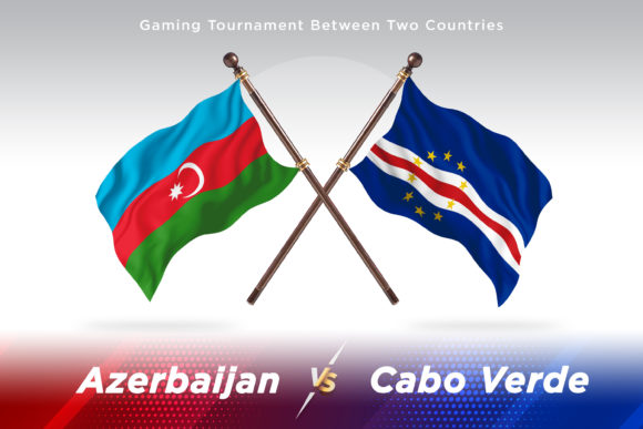 Azerbaijan and Cabo Verde Flags in Design