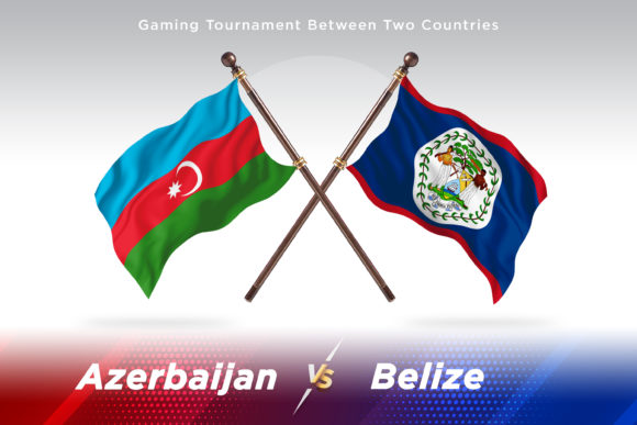 Azerbaijan Versus Belize Two Flags - A Powerful Concept for Design and Representation
