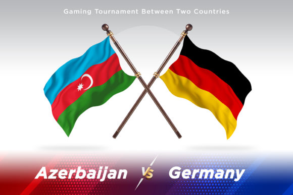 Azerbaijan Versus Germany Two Flags - A Powerful Design Resource for Global Comparisons
