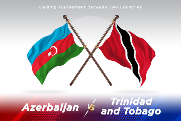 Azerbaijan Versus Trinidad Two Flags Design