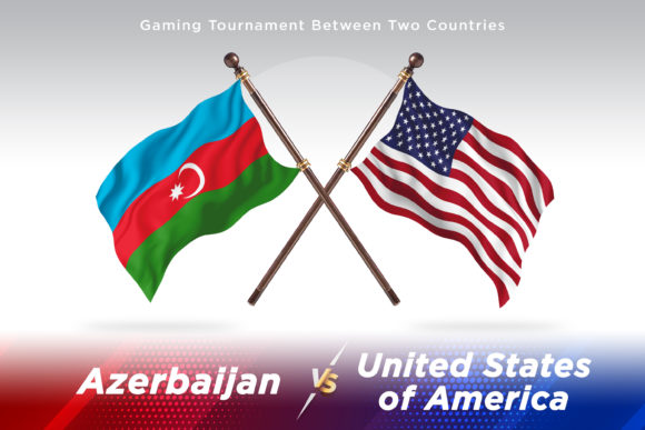 Azerbaijan Versus USA Two Flags: A Professional Design Resource for Global Comparisons