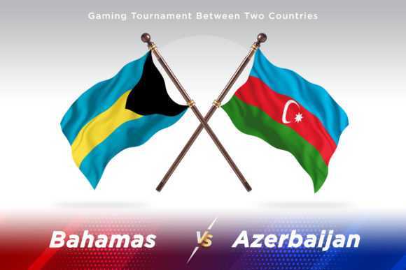 Bahamas Versus Azerbaijan Two Flags Design Guide