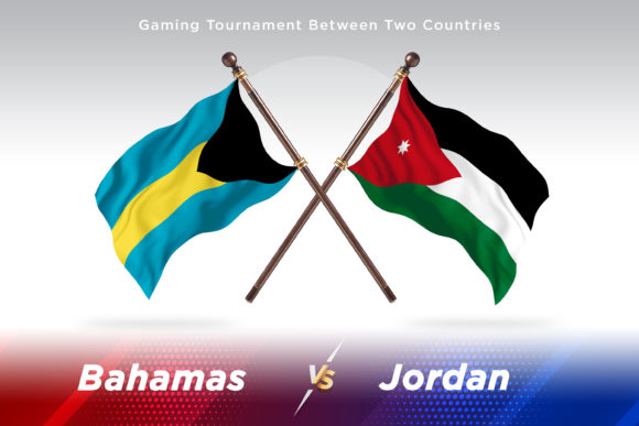 Bahamas Versus Jordan Two Flags: A Professional Illustration for Global Branding and Design
